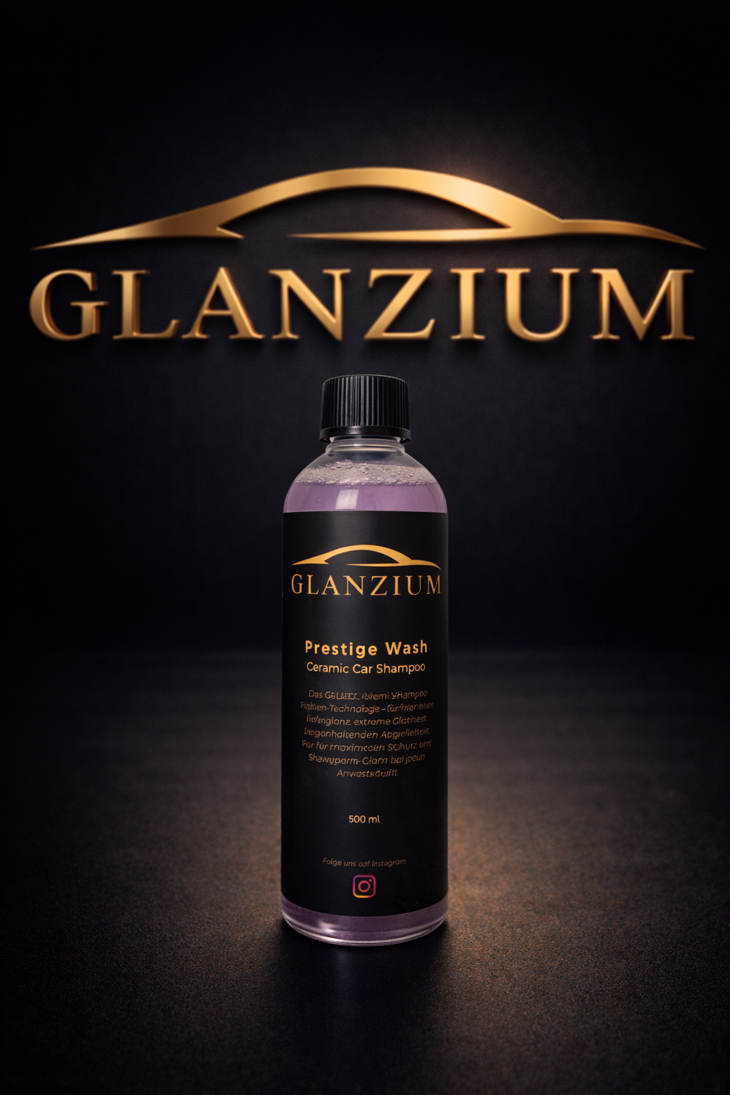 GLANZIUM® Prestige Wash – Auto Shampoo für schonende Reinigung & Glanz