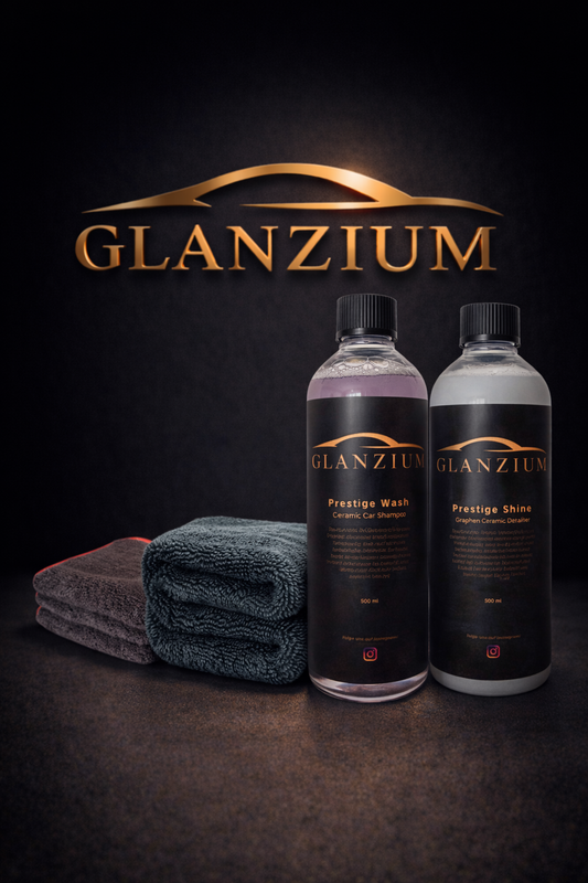 GLANZIUM® Prestige Set – Auto Pflege Set mit Ceramic Shampoo & Graphene Detailer
